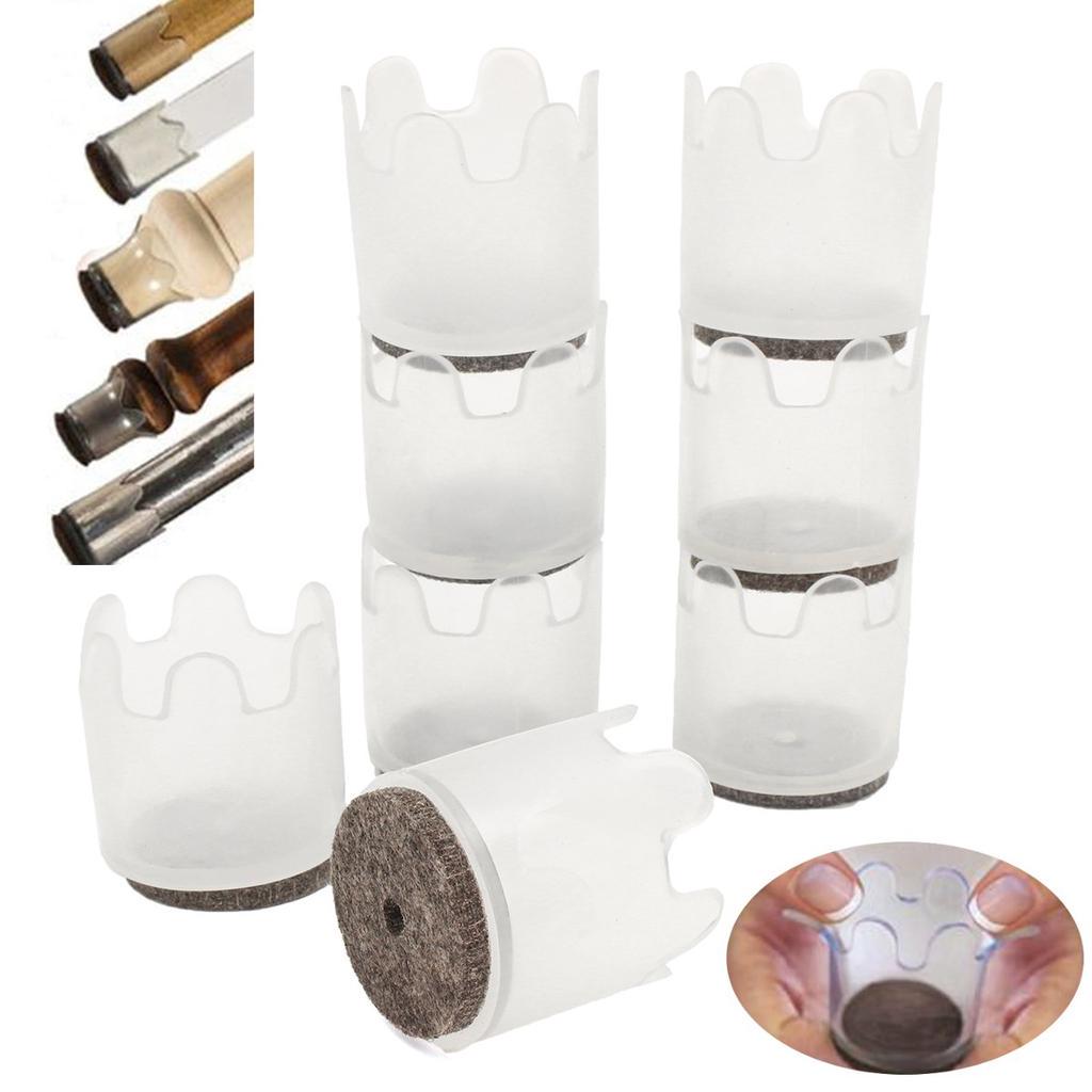 Buy 8pcs Furniture Flexible Pad Floor Scratch Protectors Slider Leg ...