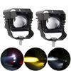 15W Motorcycle Spotlight IP68 Waterproof LED Work Light with 180 Degree Adjustable Bracket