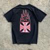 Sommer Baumwolle Streetwear West Coast Choppers Tide Brand Print Kurzarm T-Shirt Retro HighStreet Kleidung Casaul Lockeres Oberteil T-Shirt