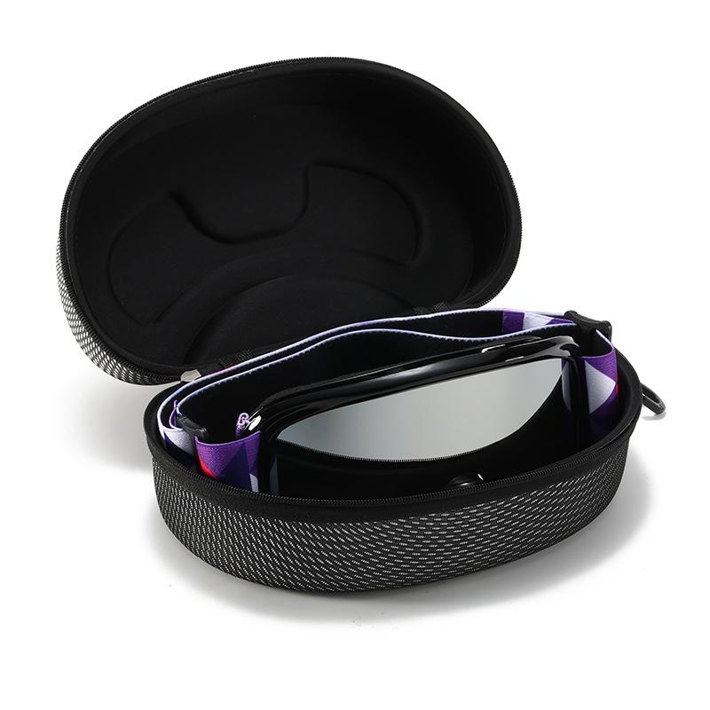 1PC Ski Snowboard Goggles Box Hard EVA Portable Protection Carrying Case Water Resistant Shockproof Shell Ski Accessories