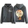 Alex Warren Tour Potisk Mikina na zip Pánská Dámská Módní Mikiny Zimní Volná Ležérní Vintage Zipová Bunda Streetwear
