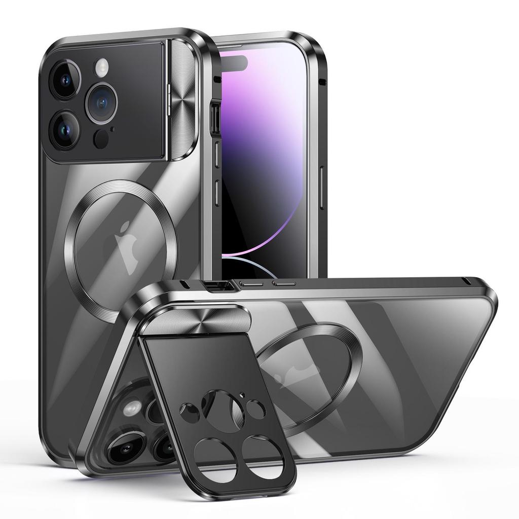 iPhone 15 Pro Max Magnetic Buckle Bracket Case, Compatible with iPhone 13/14