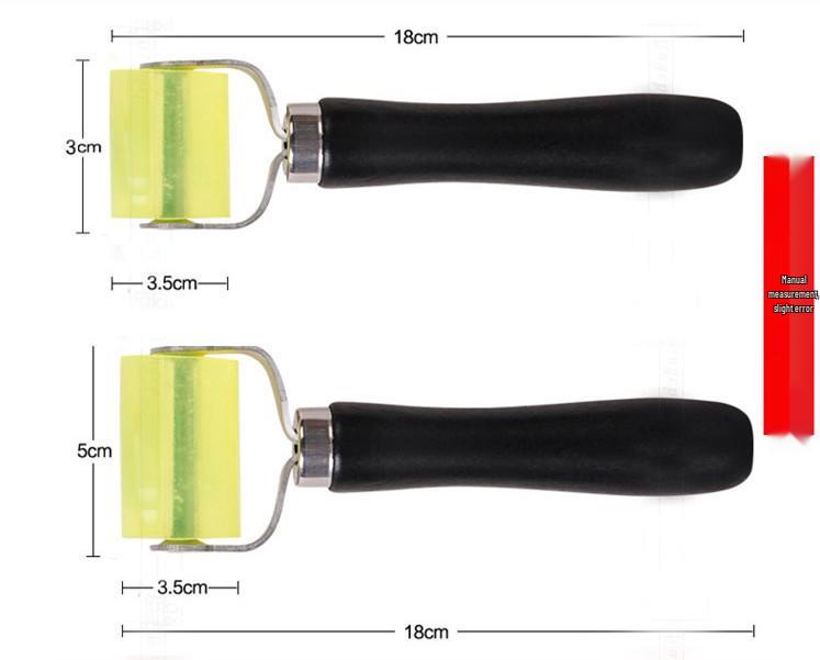 DIY Handcrafted Leather Tools: Silicone Wheel Adhesive Pressing Roller