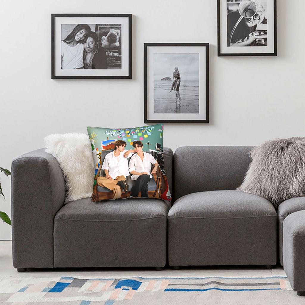 Duang Thailand Tv Series With You Pillow Case Funny Pillow Cover Soft Pillowcases For Living Room Bed Chair