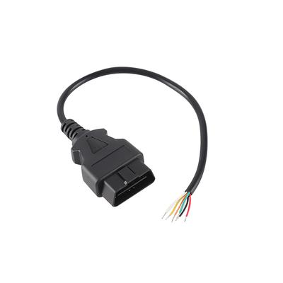 16 Pin OBD2 Extension Cable Male 11.8 Inch 30CM OBD II Diagnostic Scanner Cable Compatible with 12V 24V Vehicle Tool