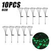 Halloween Outdoor Scary Eyeball Lights Led Green Warm White Multi Color Eyeball Blinking Firefly Lights Waterproof Solar Lights