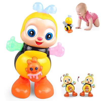 Tanzende Bienen-Spielzeuge – Musikalische, interaktive Bienen mit Licht und Musik, pädagogisches Cartoon-Spielzeug für Erwachsene ab 18 Jahren