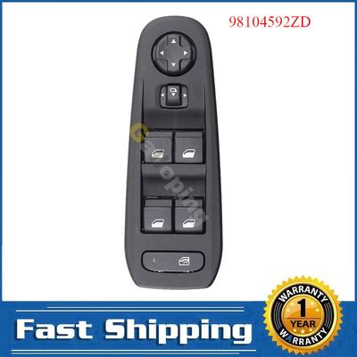 For Peugeot 308 408 2014 -  Electric Power Master Window Switch Control Regulator Button 98104592ZD Car Accessories