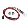 TOPINCN RC Car 5mm Headlights LED Lights for Scale Model Drift Cars 2pcs 9 White Accessories 1/10 - (No. Lights, Lights)