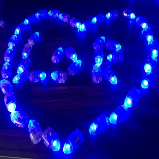 Pleasure Holiday 10 Pcs LED Light Lantern Mini Waterproof Bullet Wedding Birthday Party Decor