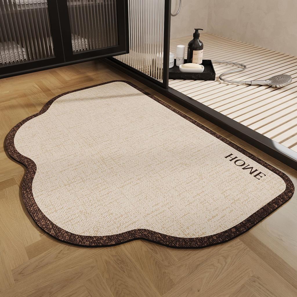 Badezimmermatten Haushalts Anti-Rutsch-Fußmatten Badezimmermatten Sind Schmutzabweisend und Leicht zu Pflegen