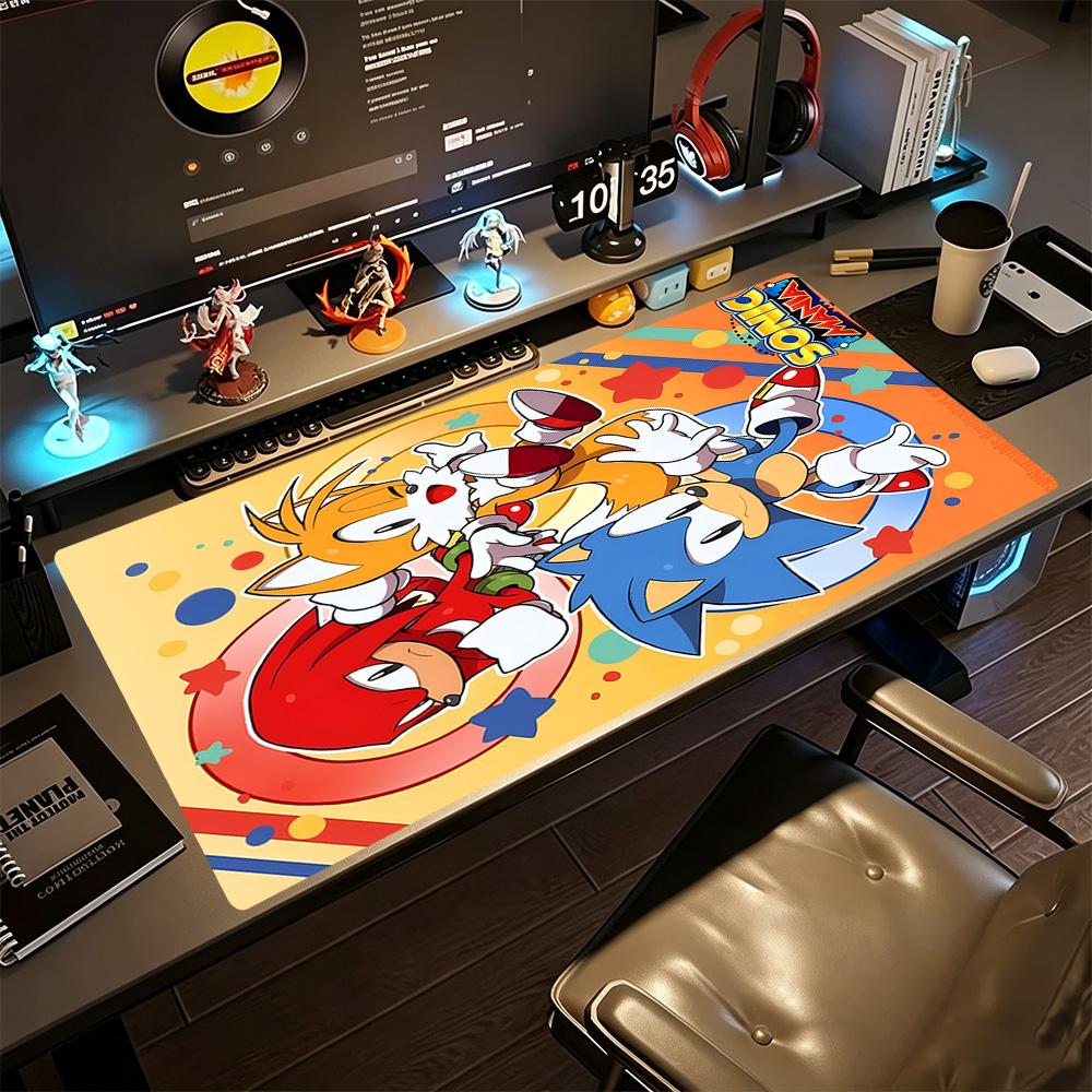 Sonic Adventure Rush Gaming Mouse Pad Keyboard Pad HD Print Desk Pad Non-Slip Rubber Bottom Perfect Gift for Gamers