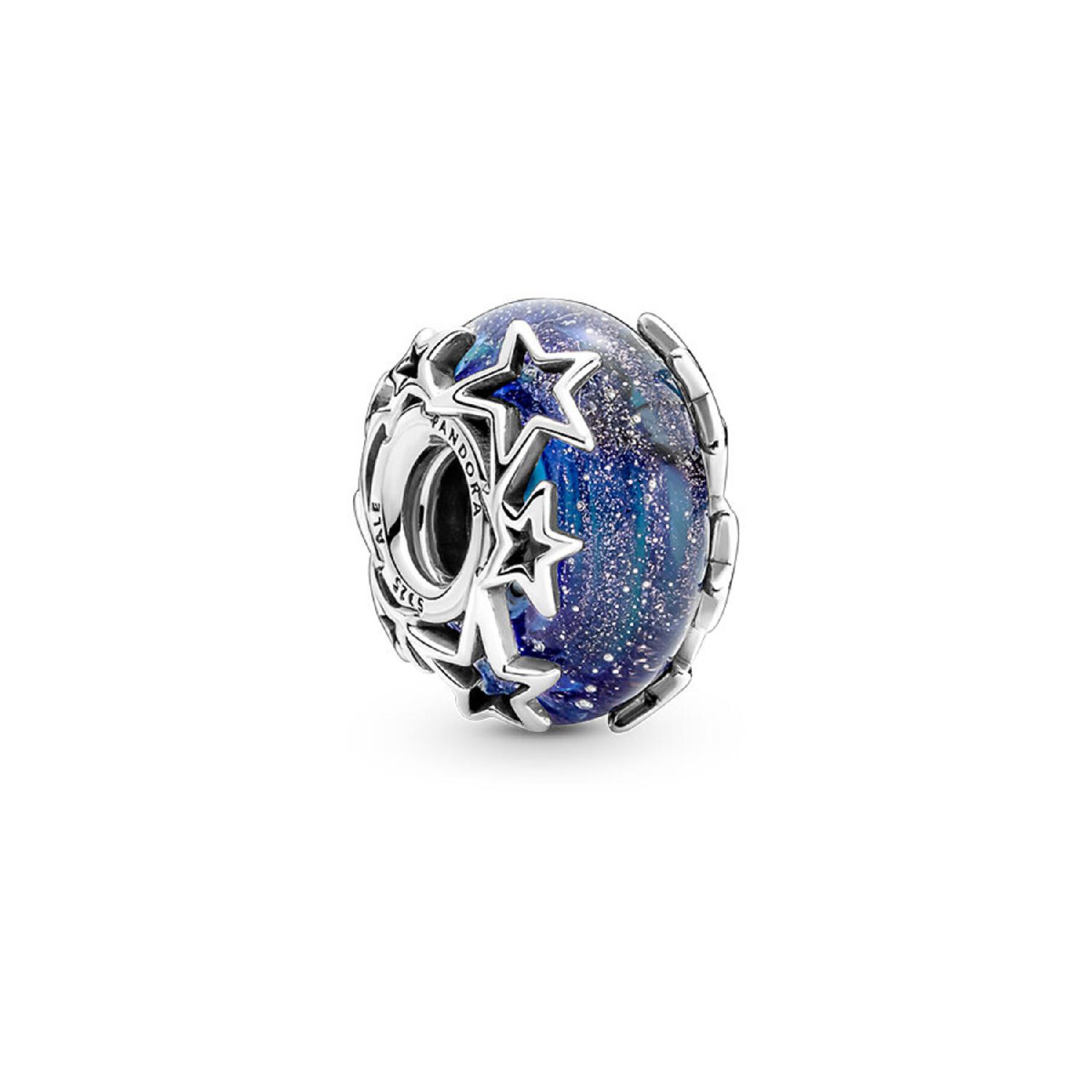 

Подвеска Galaxy Blue и звезды из муранского стекла