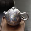 Handmade Gilt Silver Ceramic Teapot