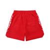 Men's Gothic Embroidered Shorts Washed Vintage Hip Hop Streetwear Loose Sweat Shorts