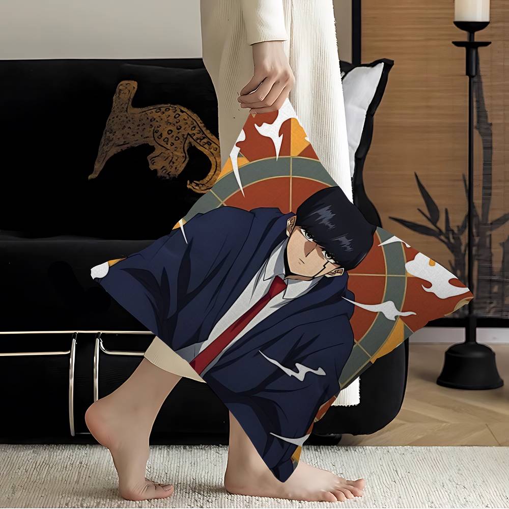 Japanese Anime MASHLE MAGIC AND MUSCLES Cushion Cover Polyester Sofa Cushions Decorative Throw Pillows Home Decoration