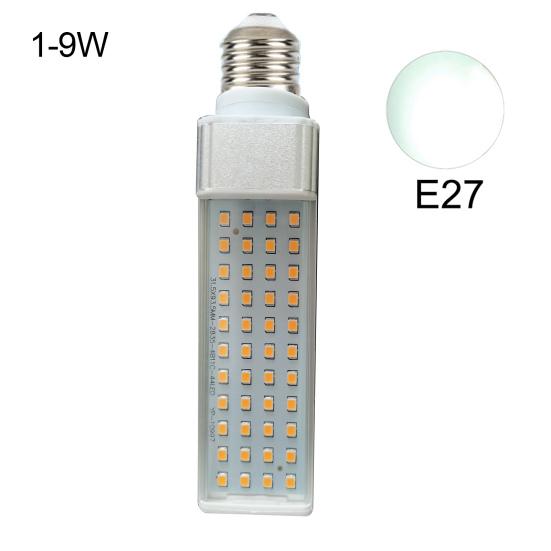 5/9/7W E27/G24/G23 2700/6500K Steckerlampe LED 2835 Horizontale Maiskolbenlampe Spotlicht