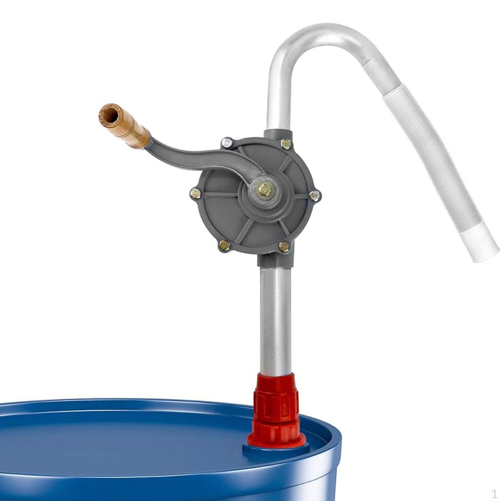 Drum Pump Barrel Hand Easy To Carry Transfer Heating Oil Versatile Fit 15 55 Gallon