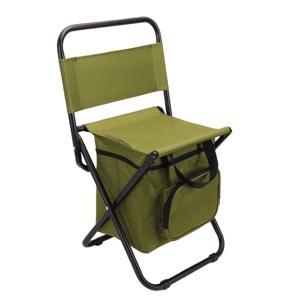 Fishing Chair with Cooler Bag 3 in 1 Design Multifunctional Foldable Fishing Chair for Camping