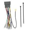 LONNIK 24P Audio Harness Compatible with/Applicable To Honda Vehicles