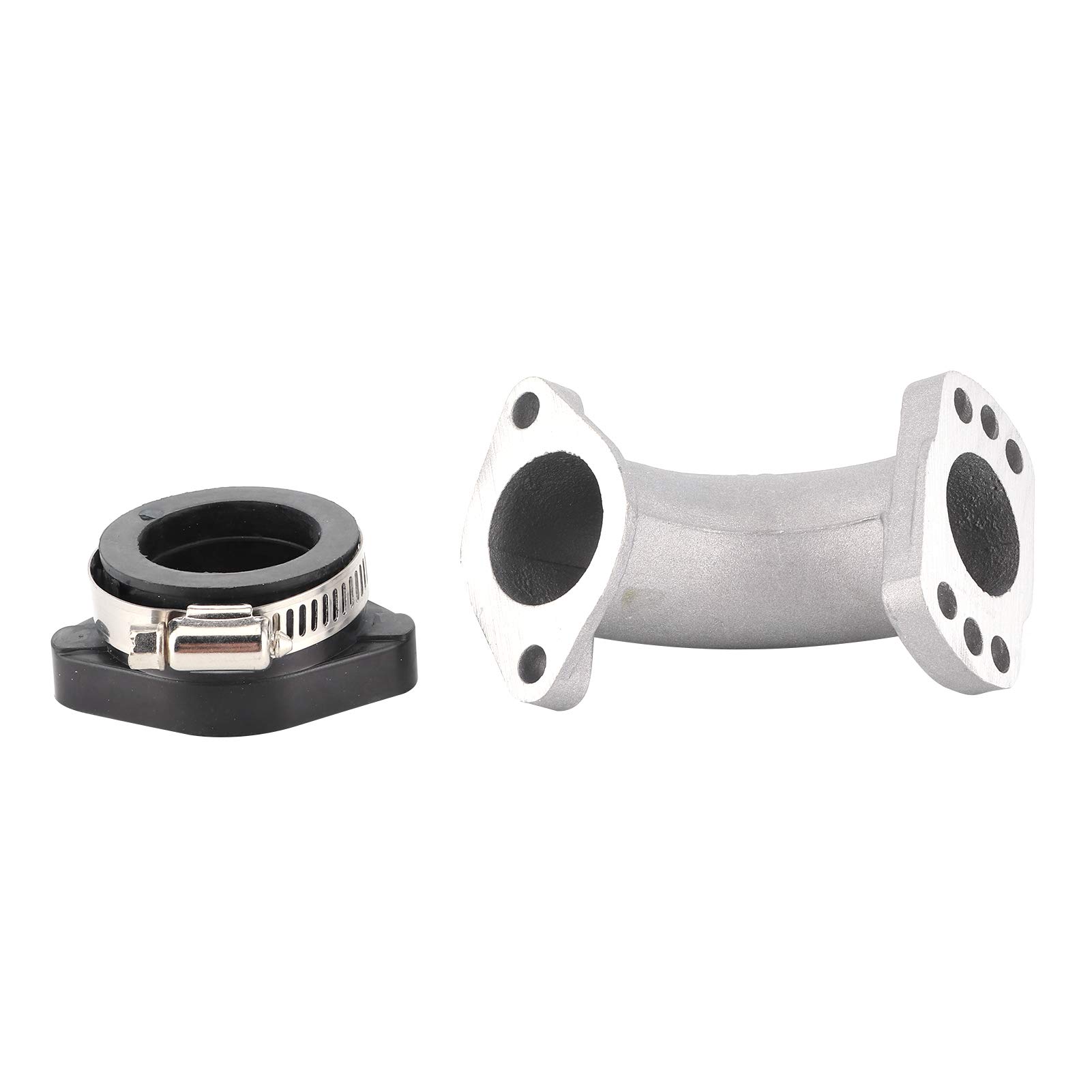 

Akozon Carburetor Manifold, Carburetor Rubber Manifold Inlet Pipe Tube for Mikuni VM22 VM24 OKO KOSO PE24 PE26 PE28