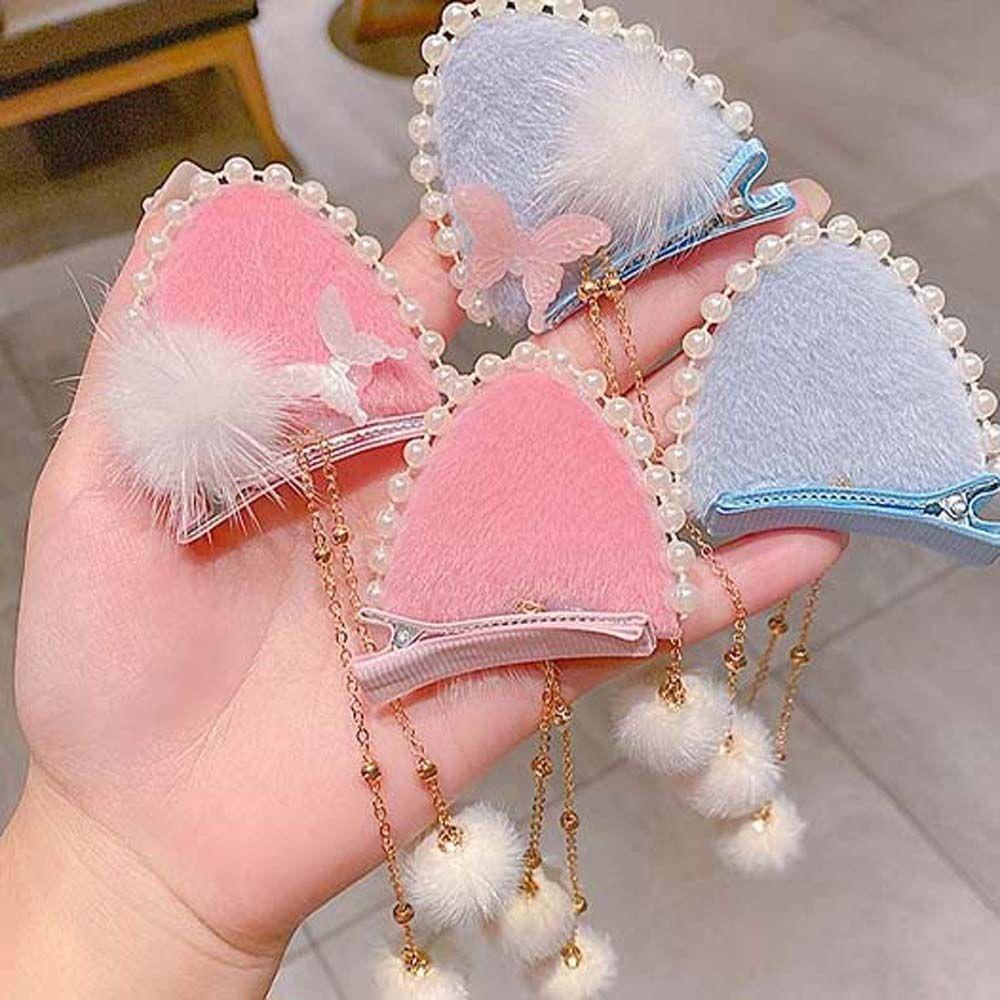 

Hanfu Accessories Chinese Style Tassel Hairgrips Hanfu Headdress Antique Hair Clips Kids Hair Pin