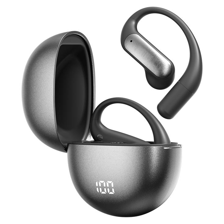 

M118 Wireless Earphones Bluetooth-Compatible Waterproof Sports Ear Hook Headset Black
