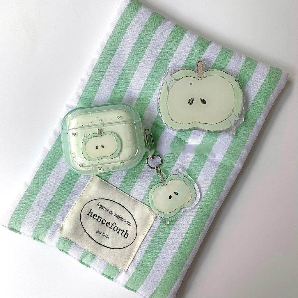 Green Apple is suitable for airpodspro1 generation 1 generation 1 generation 1 Apple Bluetooth headset case Huaqiang North fifth generation protective