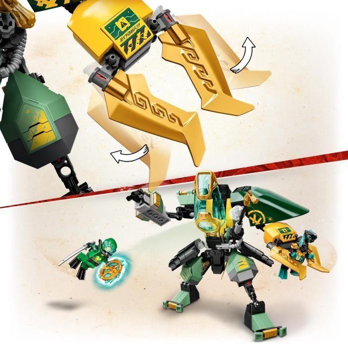 Lego® 71750 ninjago® le robot hydro de lloyd set de construction sous-marin, figurine ninjago® pour enfants avec mini figurine de ll
