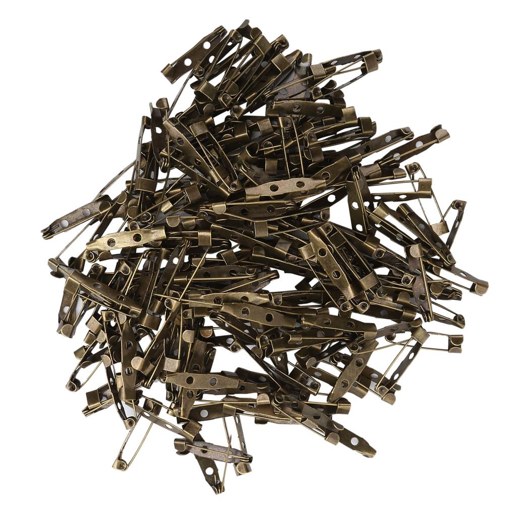 200Pcs Safety Pins Simple Vintage Clothes Brooch Alloy Pins Sewing DIY Jewelry Making