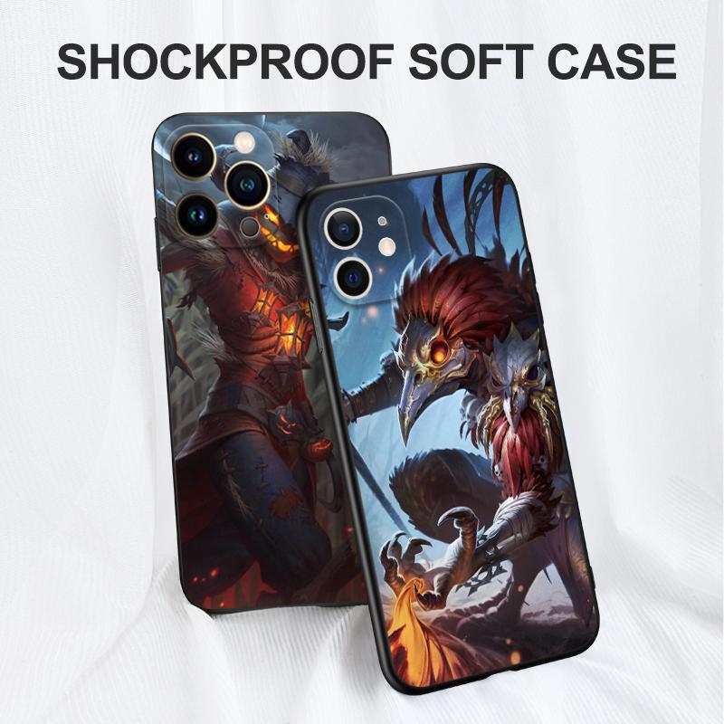 Black Tpu Case for Iphone 5 5s Se 2020 6 6s 7 8 Plus X 10 XR XS 11 12 13 Mini Pro MAX Back Cover SMITES GameS