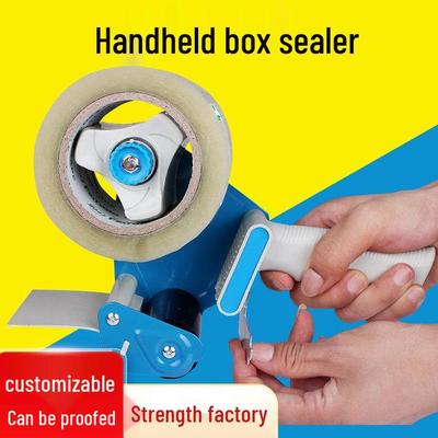 5cm Handheld Box Sealer & Tape Cutter with Metal Strapping Function