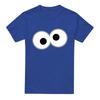 Sesame Street Unisex Adult Cookie Monster Eyes Heather T-Shirt