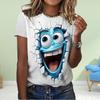 Fashion Women Funny Anime Print T Shirt Funny Casual O-neck Short Sleeves T-shirt Summer Female Tee Shirt