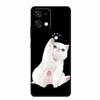 Black Silicone Case For OPPO F31 CPH2781 Case Cartoon Cat Soft Back Cover Funda Para For OPPO F31 5G Phone Case F 31 2025 Coque