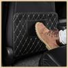 PU Leather Car Anti-Kick Mats Auto Seat Back Protector Cover Half-Size Black Car Back Seat Organizer Interior Accessories