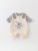 Baby Striped Round Neck T-Shirt - Boys & Girls Spring Outerwear