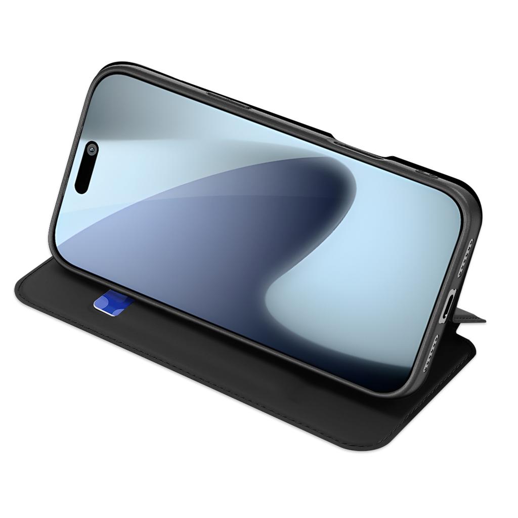For iPhone 17 Pro Case DUX DUCIS Skin Pro Series Leather Cover Card Holder