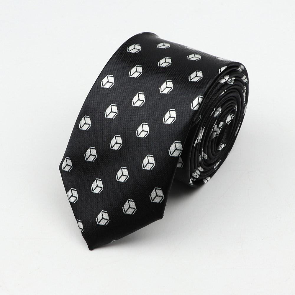 Classic Fashion Men's Skinny Tie Colorful Musical Notes Printed Piano Guitar Polyester 5cm Width Necktie Party Gift Accessory