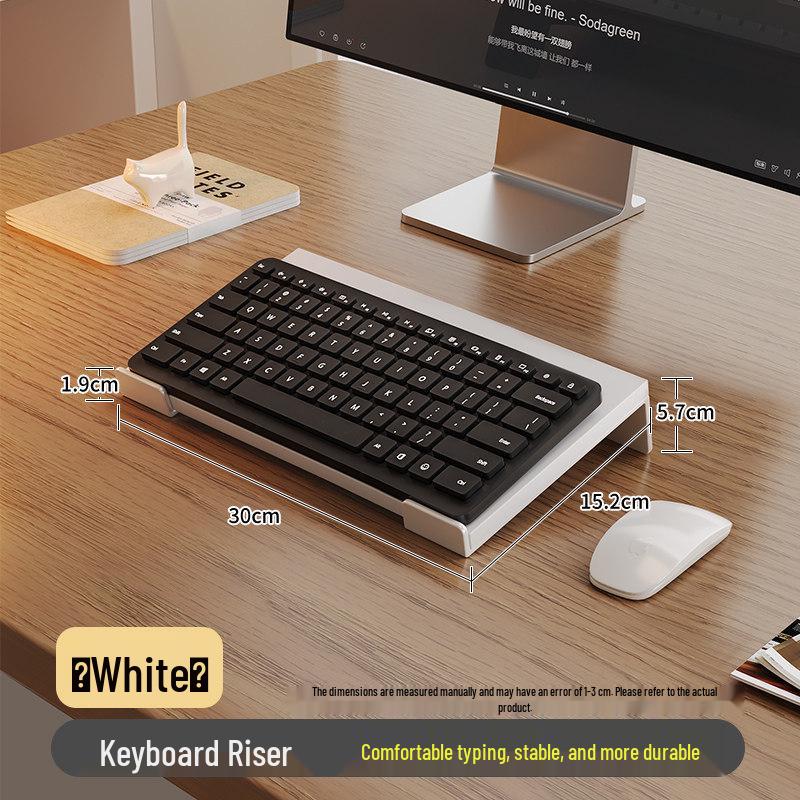 Non-slip Tilting Keyboard Stand for Desktop, Laptop, Mouse, Office Storage