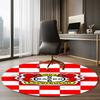 Bayer Leverkusen Printed Round Rug Carpet Chair Rug Area Rug Entryway Doormats,for Office Chair Living Room Bedroom Kitchen Room.