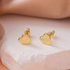 European Heart Earrings for Women: S925 Sterling Silver, Simple High-End Design, Versatile Ear Jewelry.