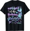 Mami des Geburtstagswassersjungfrauen Passendes Familien-Muttertags-T-Shirt