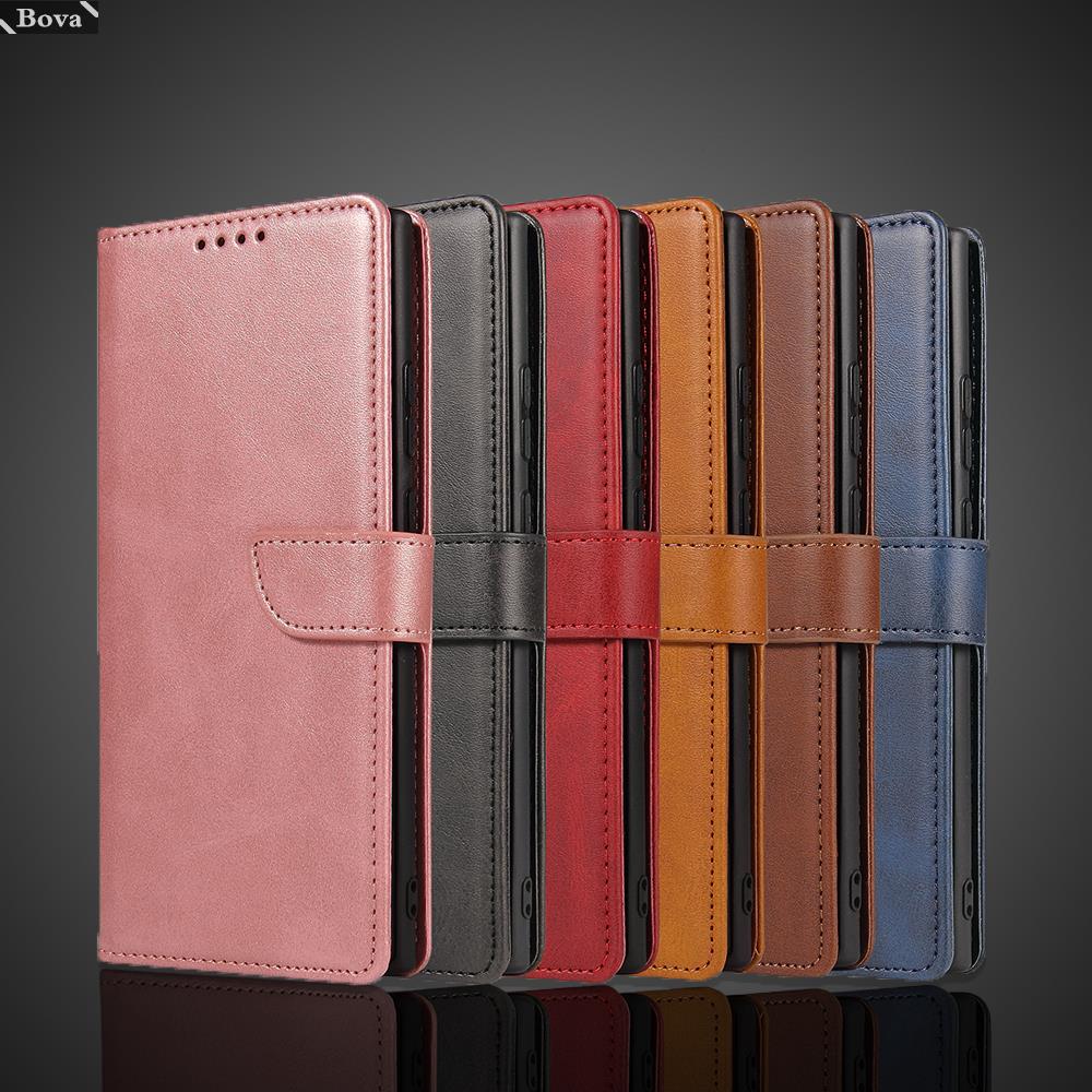 Card Holder Wallet Leather Fitted Case for Samsung Galaxy S10+ 5G S10e Flip Cover Protective Case Fundas Coque Retro Lightweight