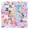 10 30 60pcs Laser Korean Cute Bear Graffiti Stickers Kawaii Animal Suitcase Laptop Diy Waterproof  Decal Stickers Toys For Girls