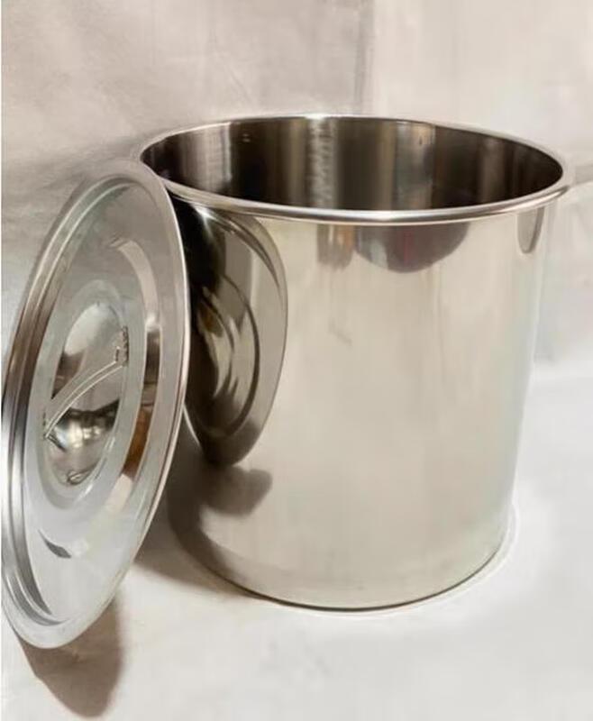 Jun Chu Stainless Steel Water Storage Bucket with Lid