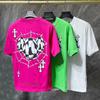 8553 2026 Summer New High Quality Cotton Round Neck Loose Large Size Men's and Women's T-shirt Couple T-shirt