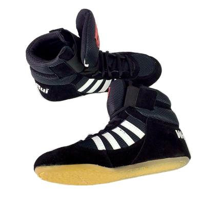 Scarpe da wrestling unisex autentiche per uomo Scarpe da allenamento Suola muscolare di mucca Stivali stringati Sneakers Scarpe da boxe professionali