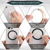 Magnetic Plate Ring For Magsafe Wireless Charger Iron Sheet Sticker Magnet Car Phone Holder For Apple iPhone 14 13 12 Xiaomi