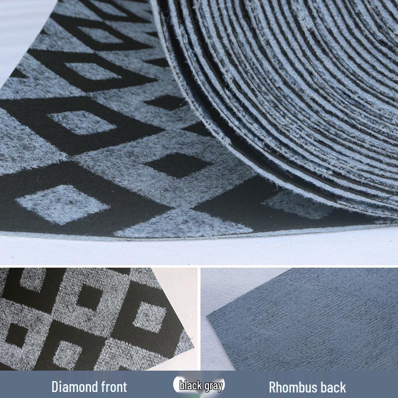 Smoke Gray Ash Exhibition Carpet - Disposable, Thickened, Wear-Resistant, and Plain